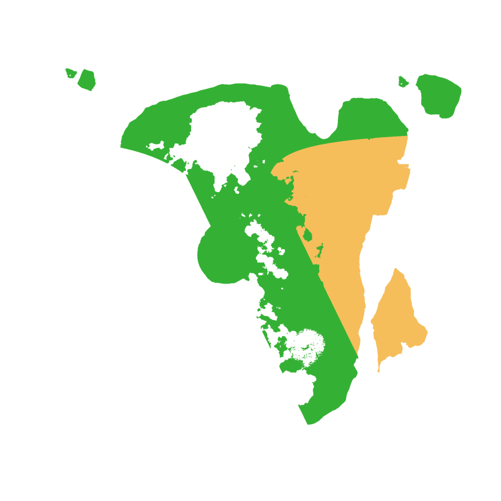 Biome Rust Map: Procedural Map, Size: 2300, Seed: 23084