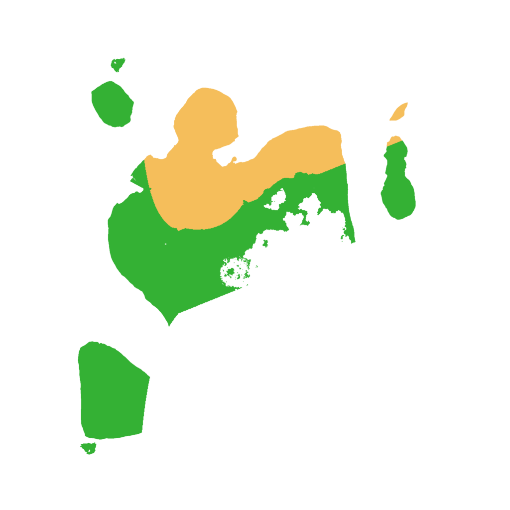 Biome Rust Map: Procedural Map, Size: 1800, Seed: 335086544