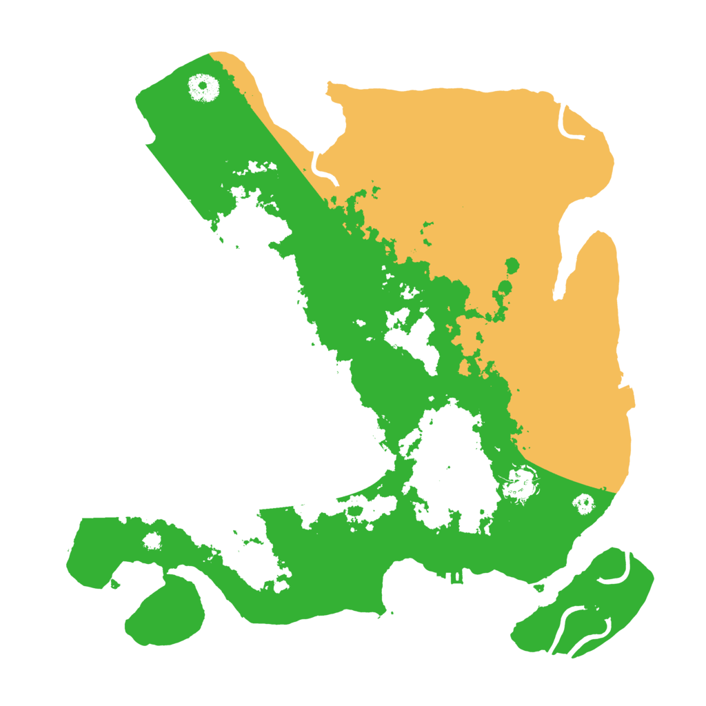 Biome Rust Map: Procedural Map, Size: 3550, Seed: 94675654