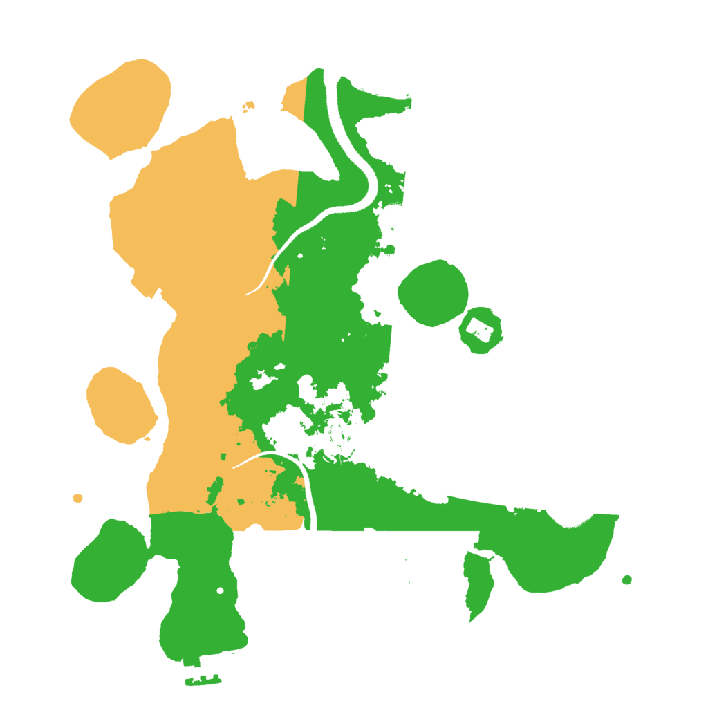 Biome Rust Map: Procedural Map, Size: 3000, Seed: 1734093390