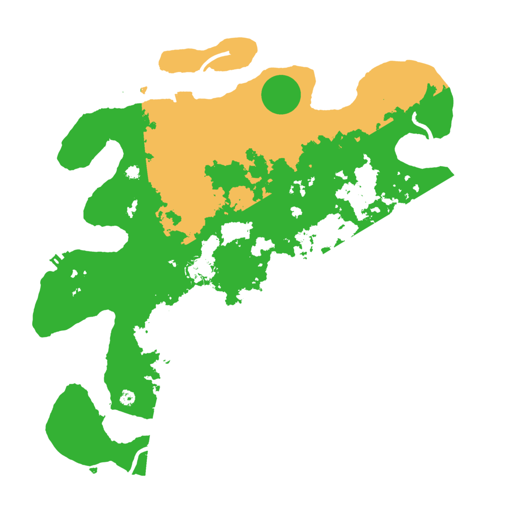 Biome Rust Map: Procedural Map, Size: 3500, Seed: 561237247