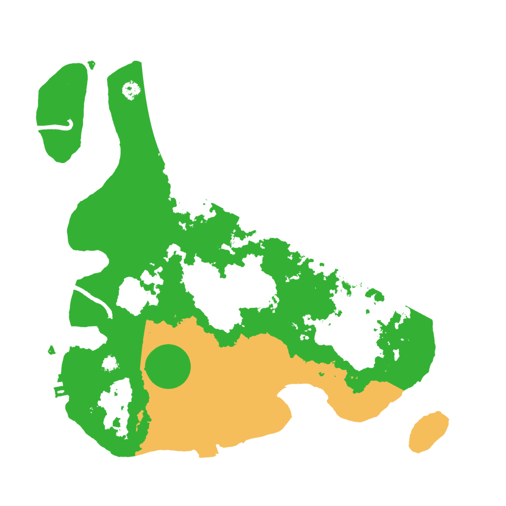 Biome Rust Map: Procedural Map, Size: 3000, Seed: 54838