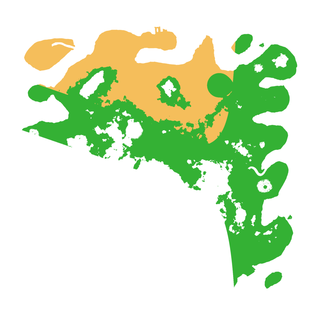 Biome Rust Map: Procedural Map, Size: 3500, Seed: 20558671