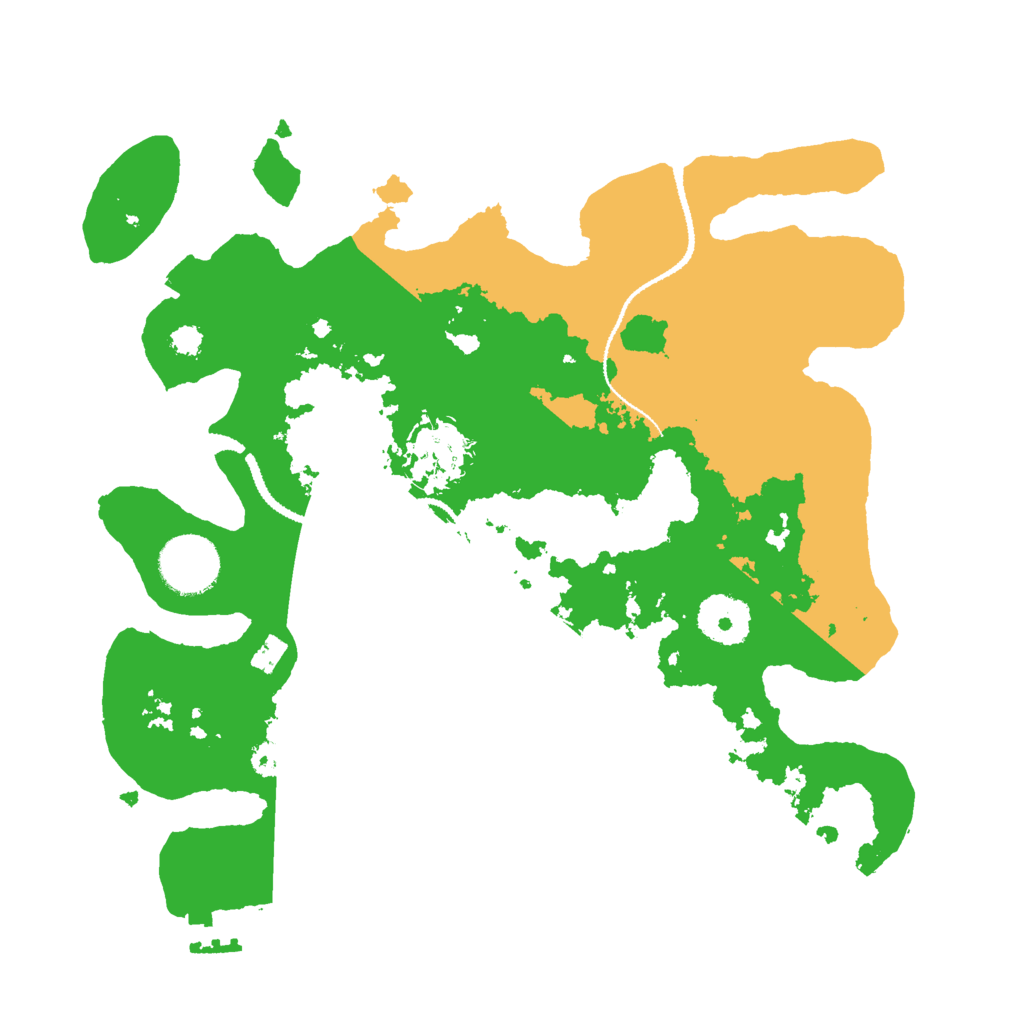 Biome Rust Map: Procedural Map, Size: 3000, Seed: 1331461609