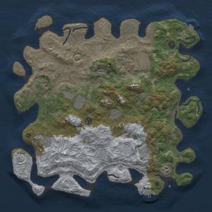 Thumbnail Rust Map: Procedural Map, Size: 4250, Seed: 2113215482, 18 Monuments