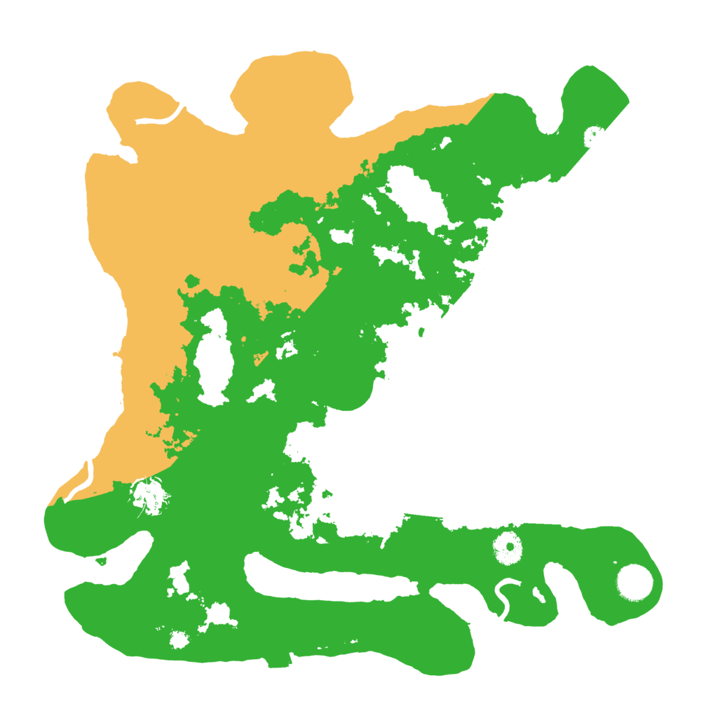 Biome Rust Map: Procedural Map, Size: 3500, Seed: 49202578