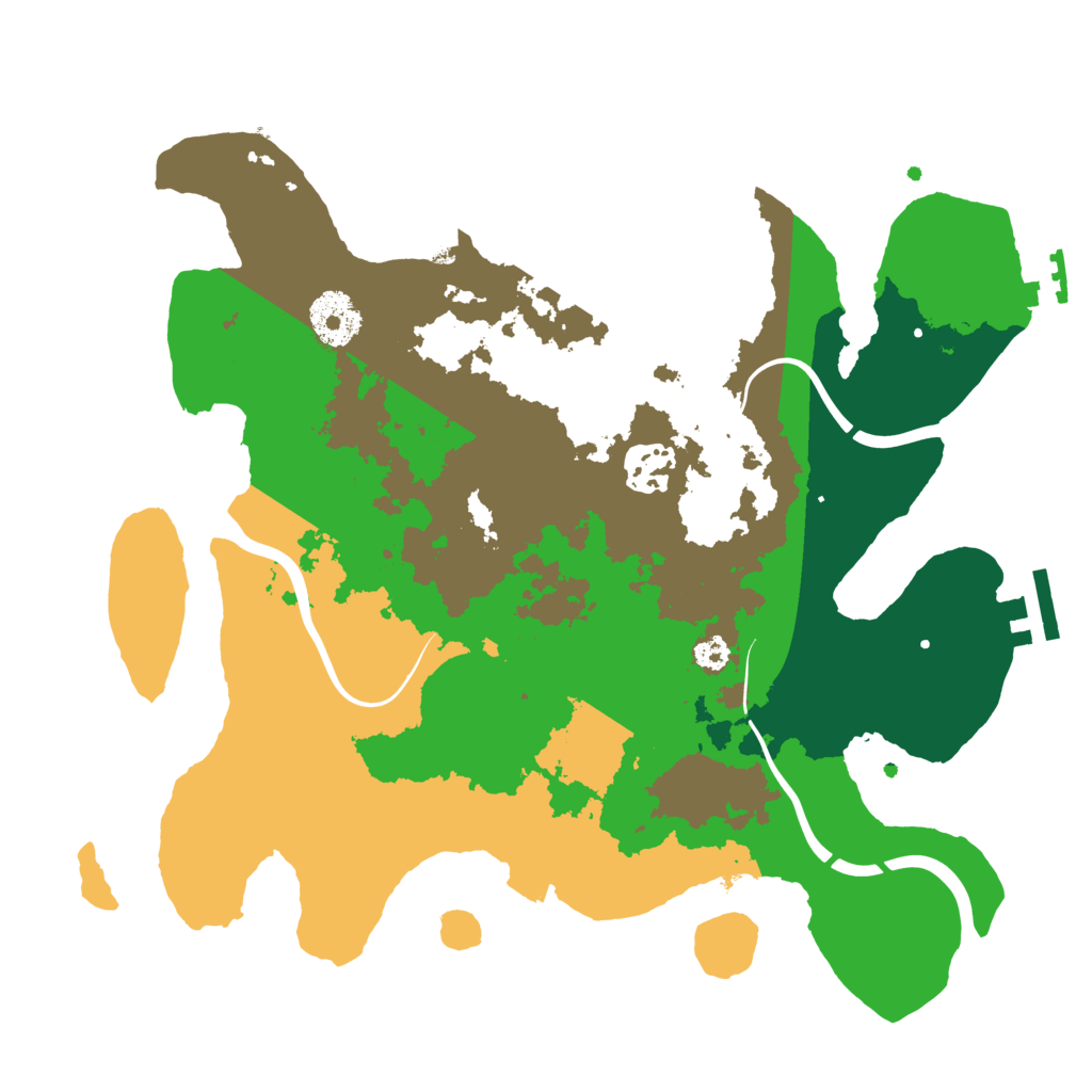 Biome Rust Map: Procedural Map, Size: 3100, Seed: 723769926