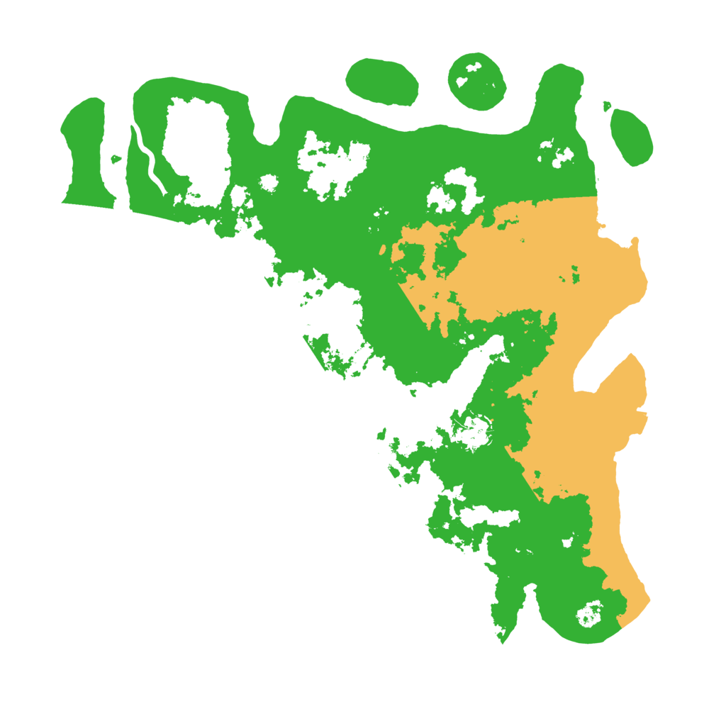 Biome Rust Map: Procedural Map, Size: 3700, Seed: 2009940612