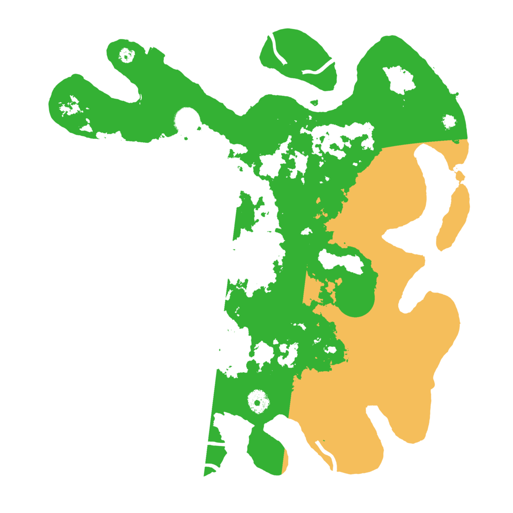 Biome Rust Map: Procedural Map, Size: 3500, Seed: 107215672