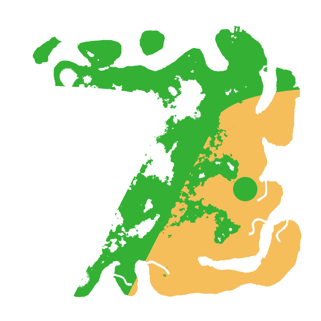 Biome Rust Map: Procedural Map, Size: 3500, Seed: 14122023