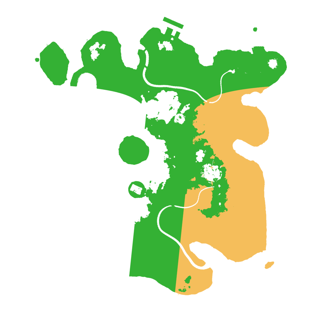Biome Rust Map: Procedural Map, Size: 3000, Seed: 492974230