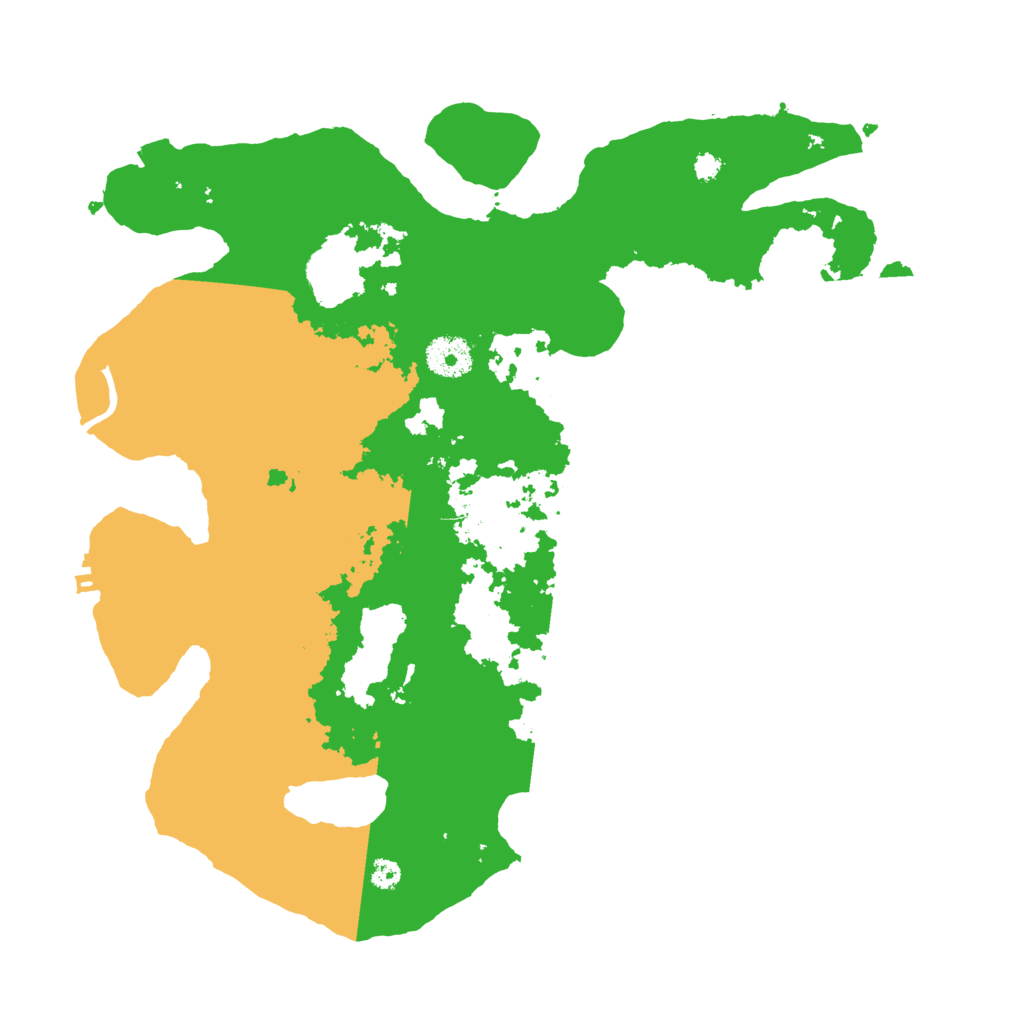 Biome Rust Map: Procedural Map, Size: 3500, Seed: 319992523