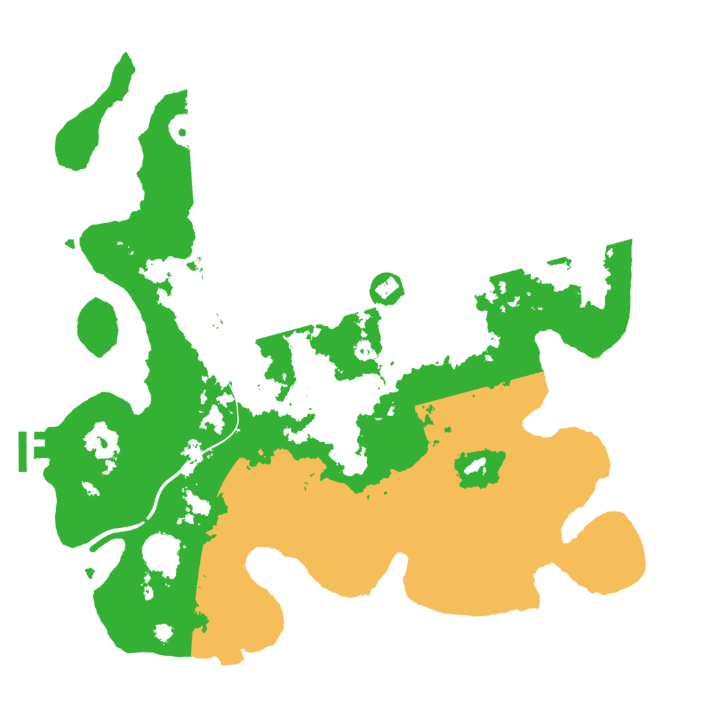 Biome Rust Map: Procedural Map, Size: 3500, Seed: 1601743617