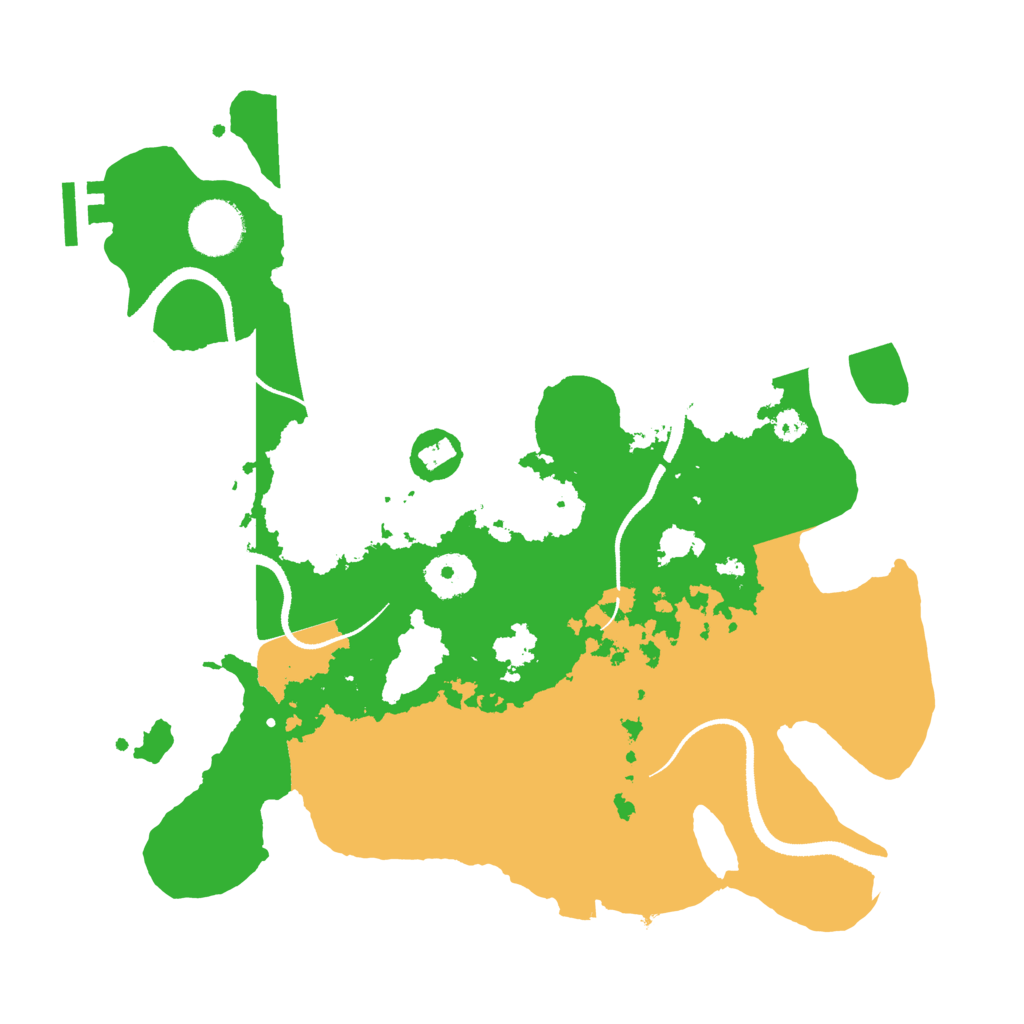 Biome Rust Map: Procedural Map, Size: 3250, Seed: 663663434