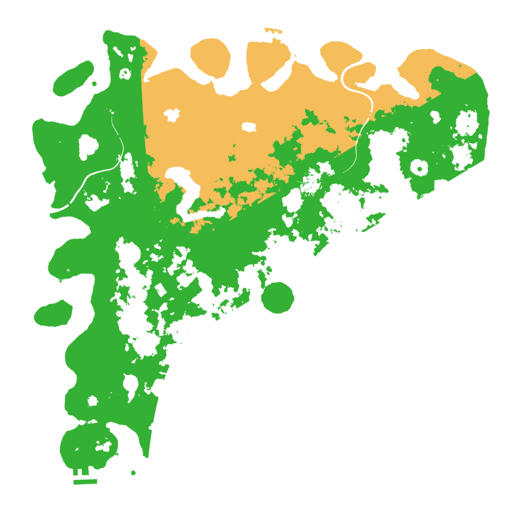 Biome Rust Map: Procedural Map, Size: 4500, Seed: 504111909