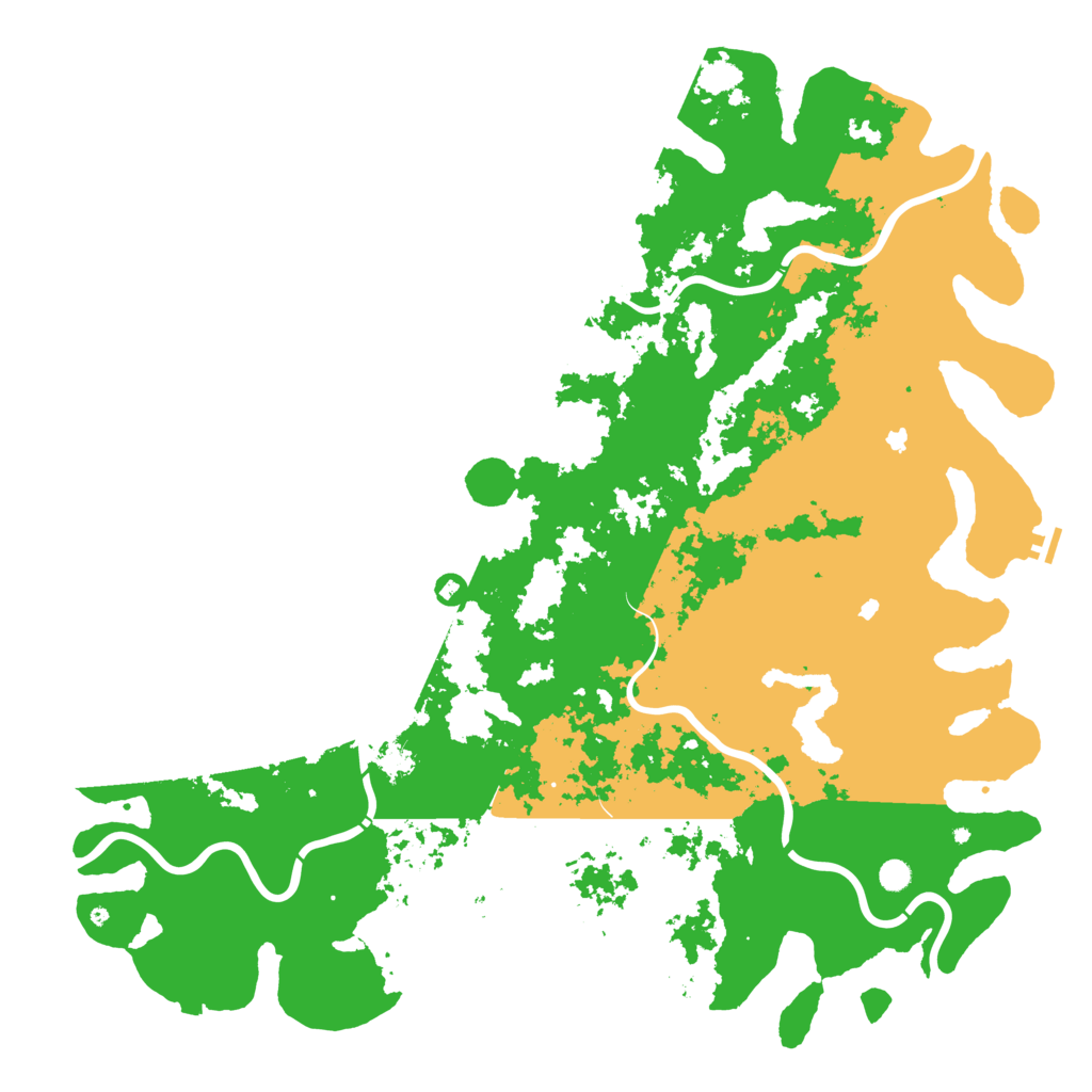 Biome Rust Map: Procedural Map, Size: 6000, Seed: 73141024