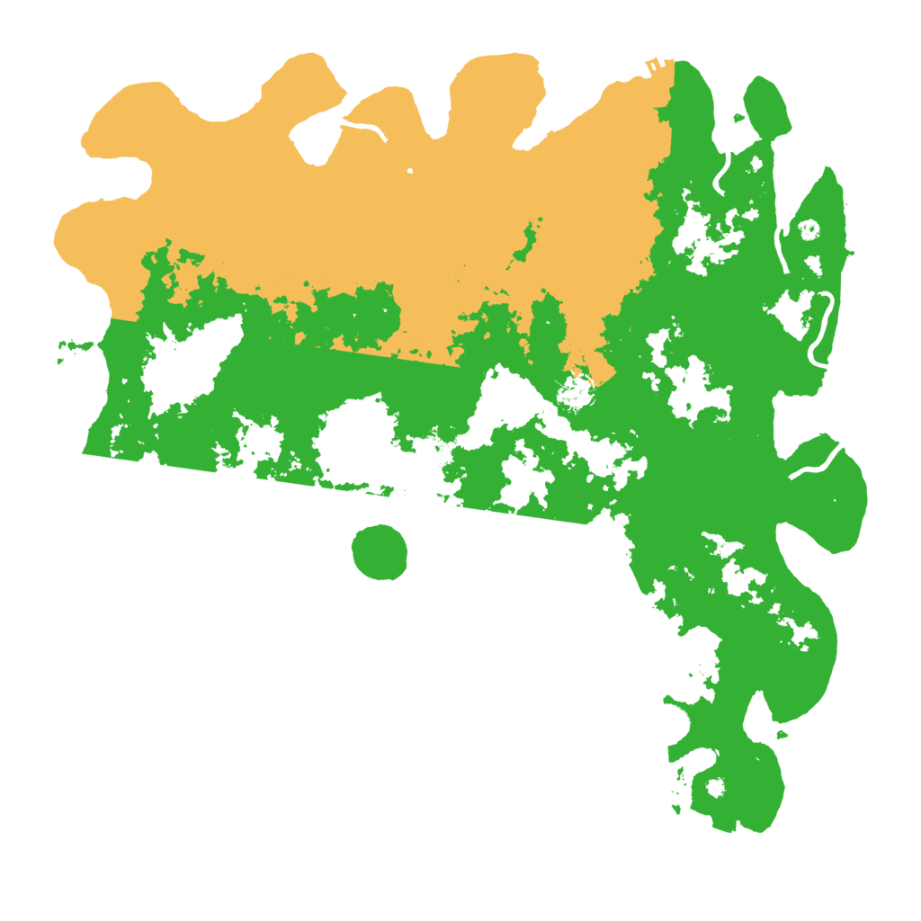 Biome Rust Map: Procedural Map, Size: 4500, Seed: 1597434210