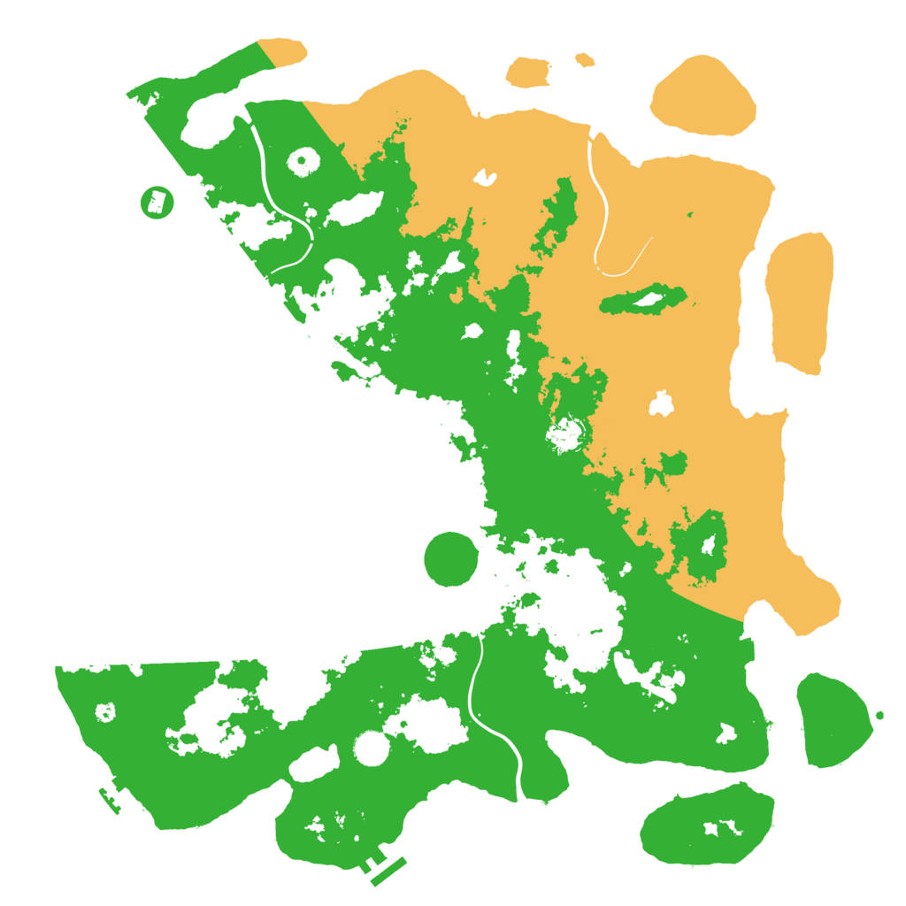 Biome Rust Map: Procedural Map, Size: 4500, Seed: 713194731
