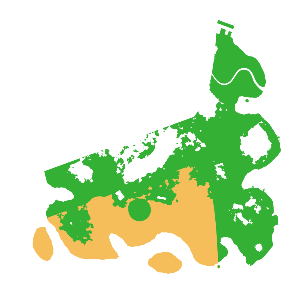 Biome Rust Map: Procedural Map, Size: 3500, Seed: 680059828