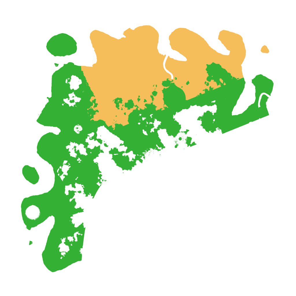 Biome Rust Map: Procedural Map, Size: 3700, Seed: 1343953958