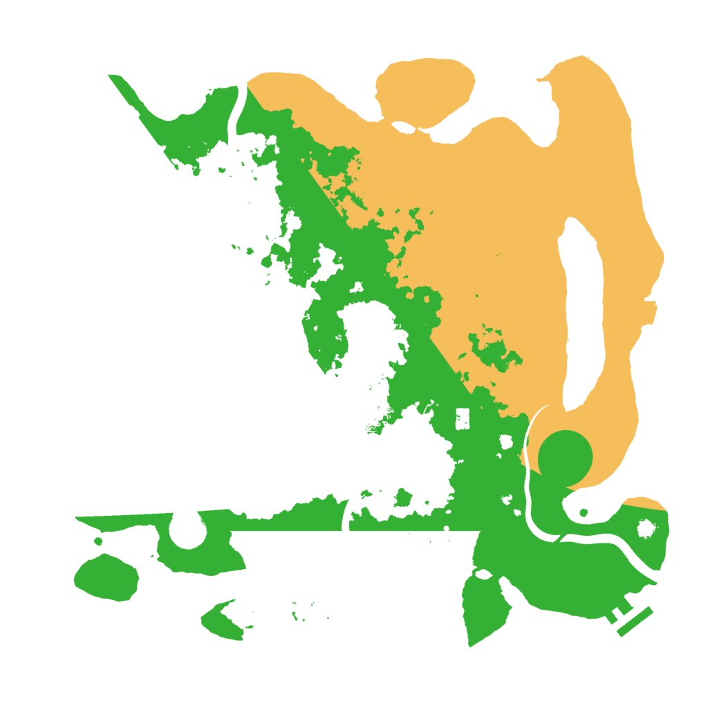 Biome Rust Map: Procedural Map, Size: 3500, Seed: 1583232101