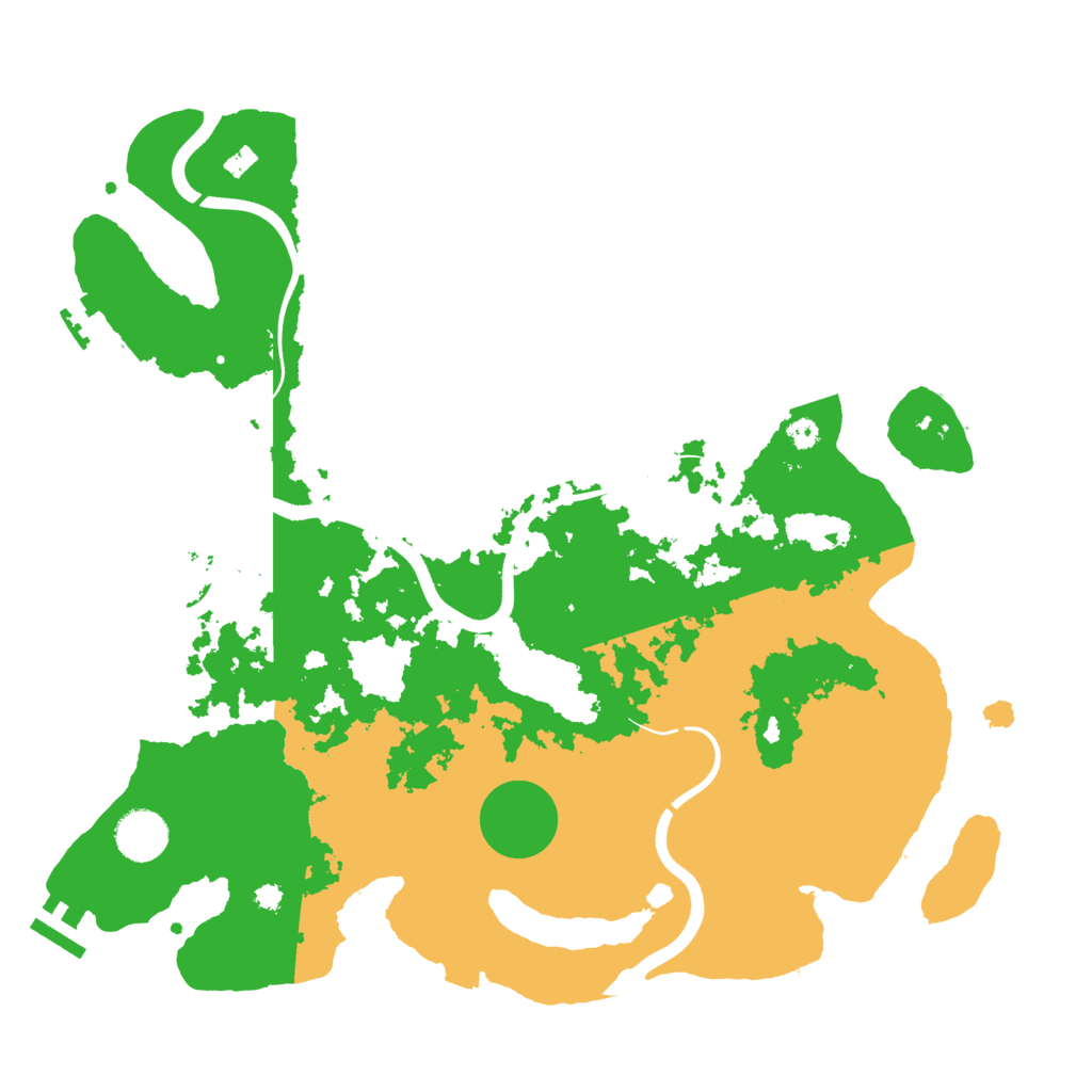 Biome Rust Map: Procedural Map, Size: 3700, Seed: 1582992558