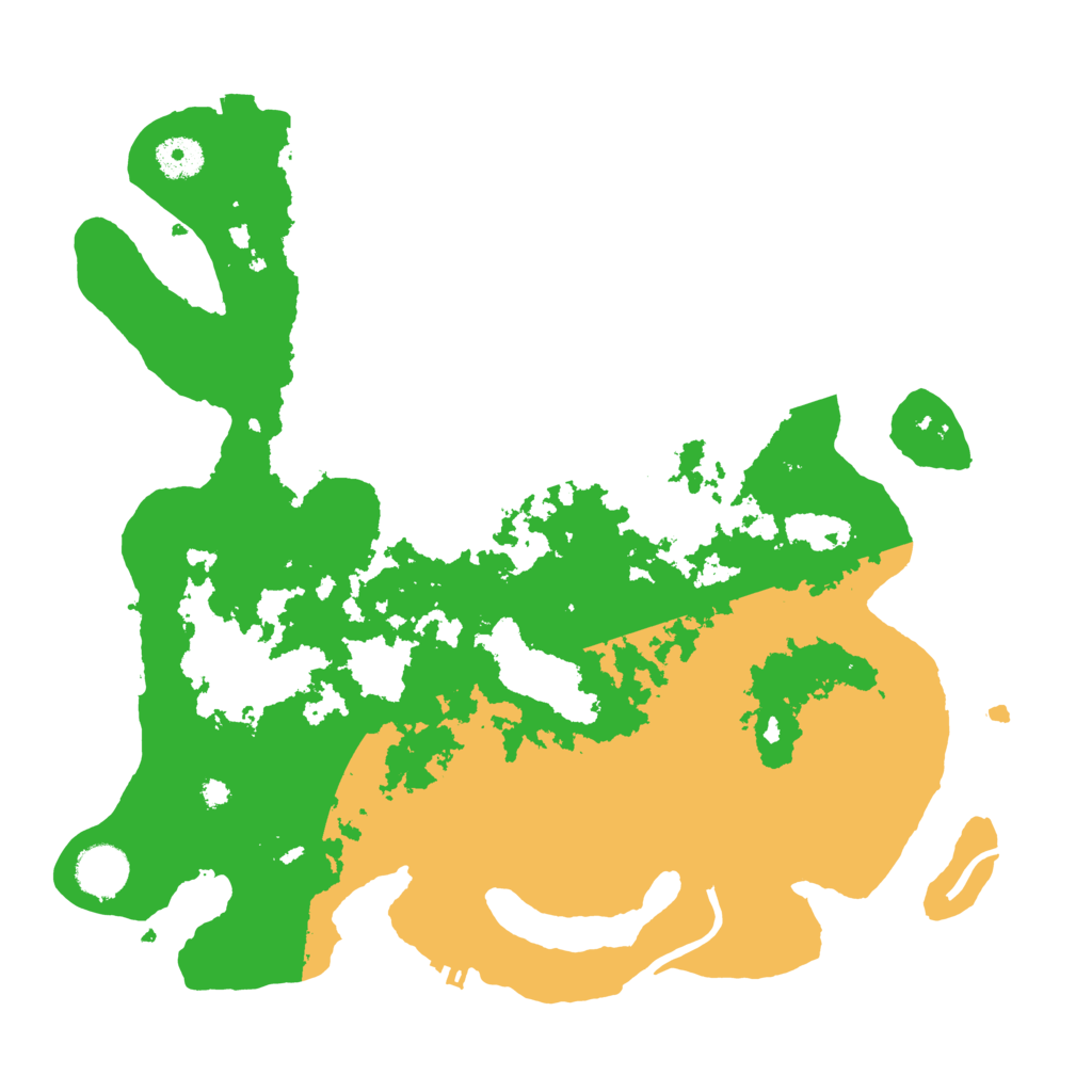 Biome Rust Map: Procedural Map, Size: 3700, Seed: 1582992558