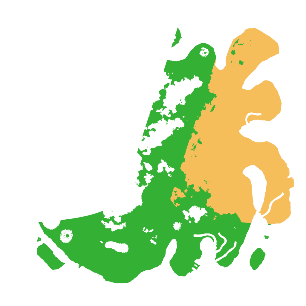 Biome Rust Map: Procedural Map, Size: 3500, Seed: 1439966773