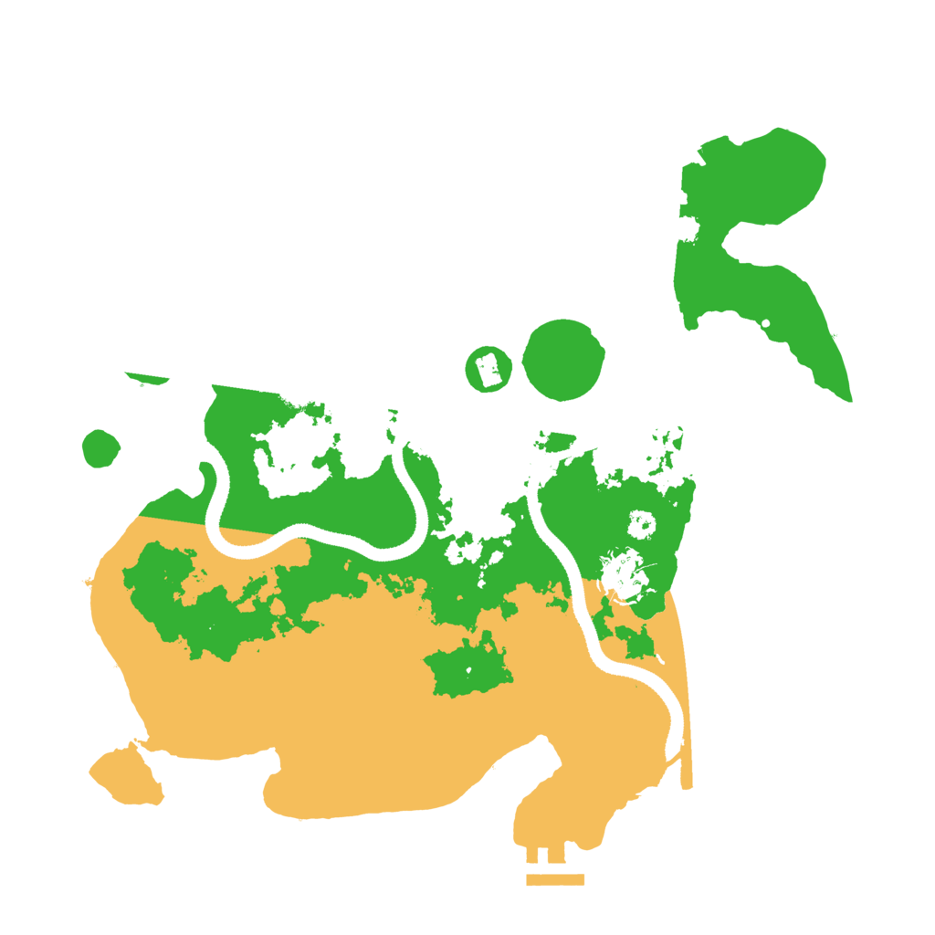 Biome Rust Map: Procedural Map, Size: 3250, Seed: 660892749