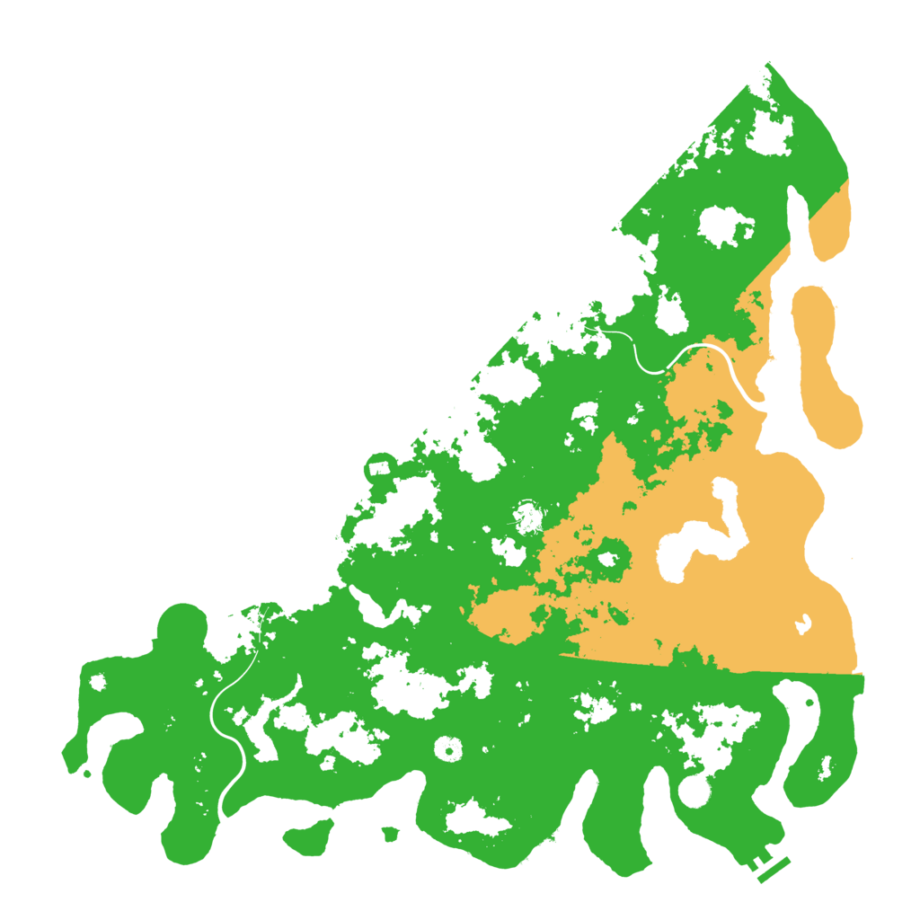 Biome Rust Map: Procedural Map, Size: 5000, Seed: 141223