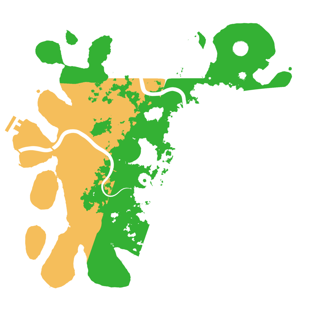 Biome Rust Map: Procedural Map, Size: 3700, Seed: 1454167167