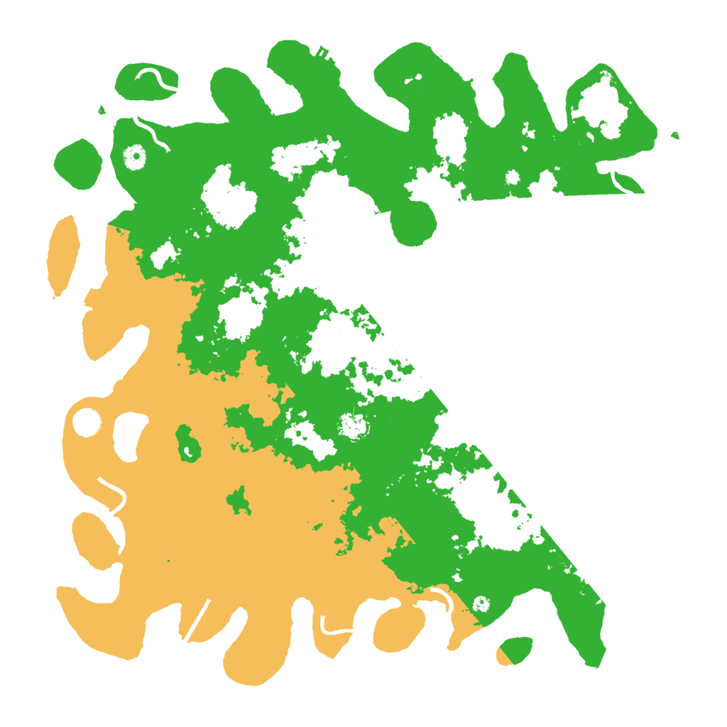 Biome Rust Map: Procedural Map, Size: 4500, Seed: 1323391264