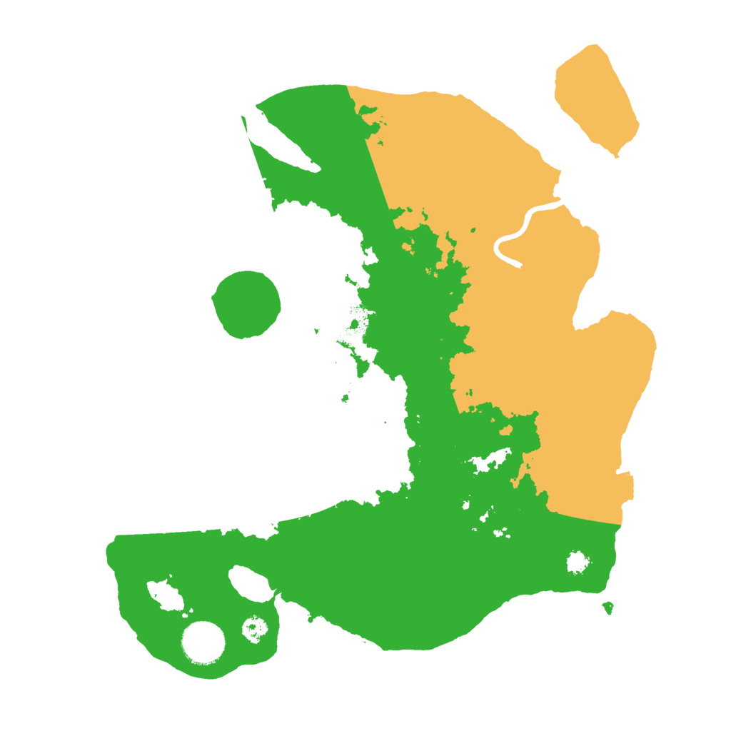 Biome Rust Map: Procedural Map, Size: 3000, Seed: 7257