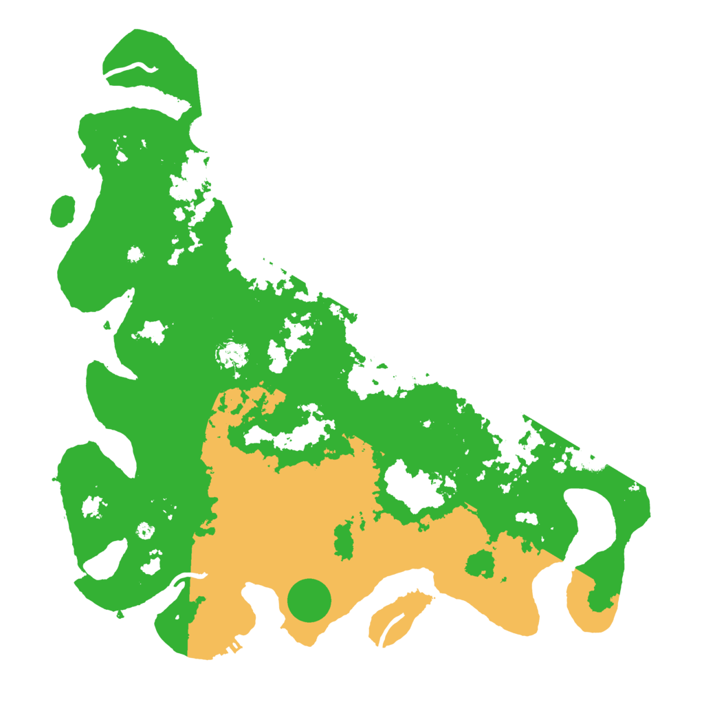 Biome Rust Map: Procedural Map, Size: 4250, Seed: 517638621