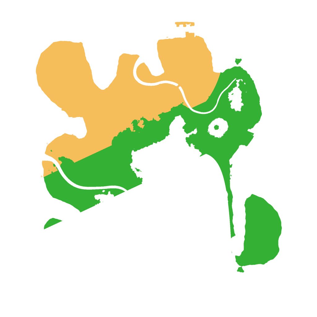 Biome Rust Map: Procedural Map, Size: 2500, Seed: 1759312216