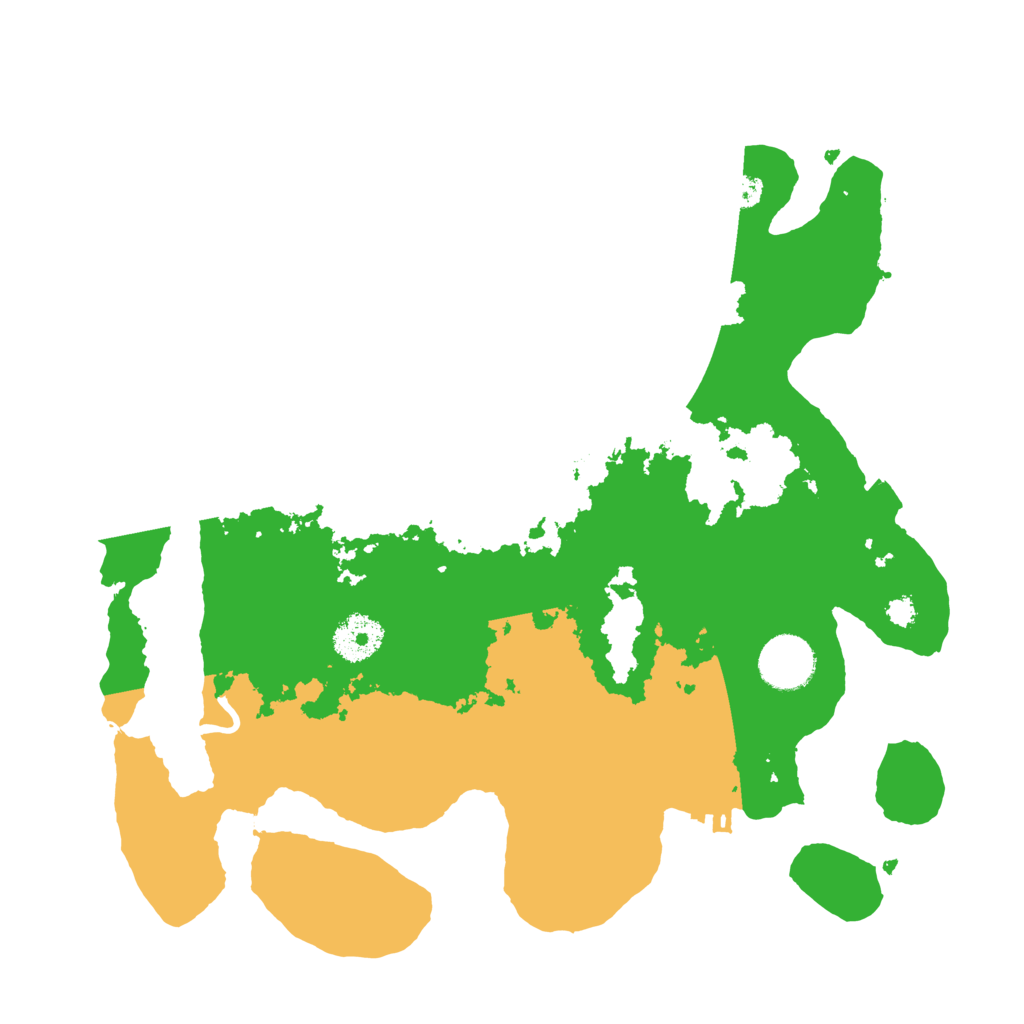 Biome Rust Map: Procedural Map, Size: 3250, Seed: 443399380