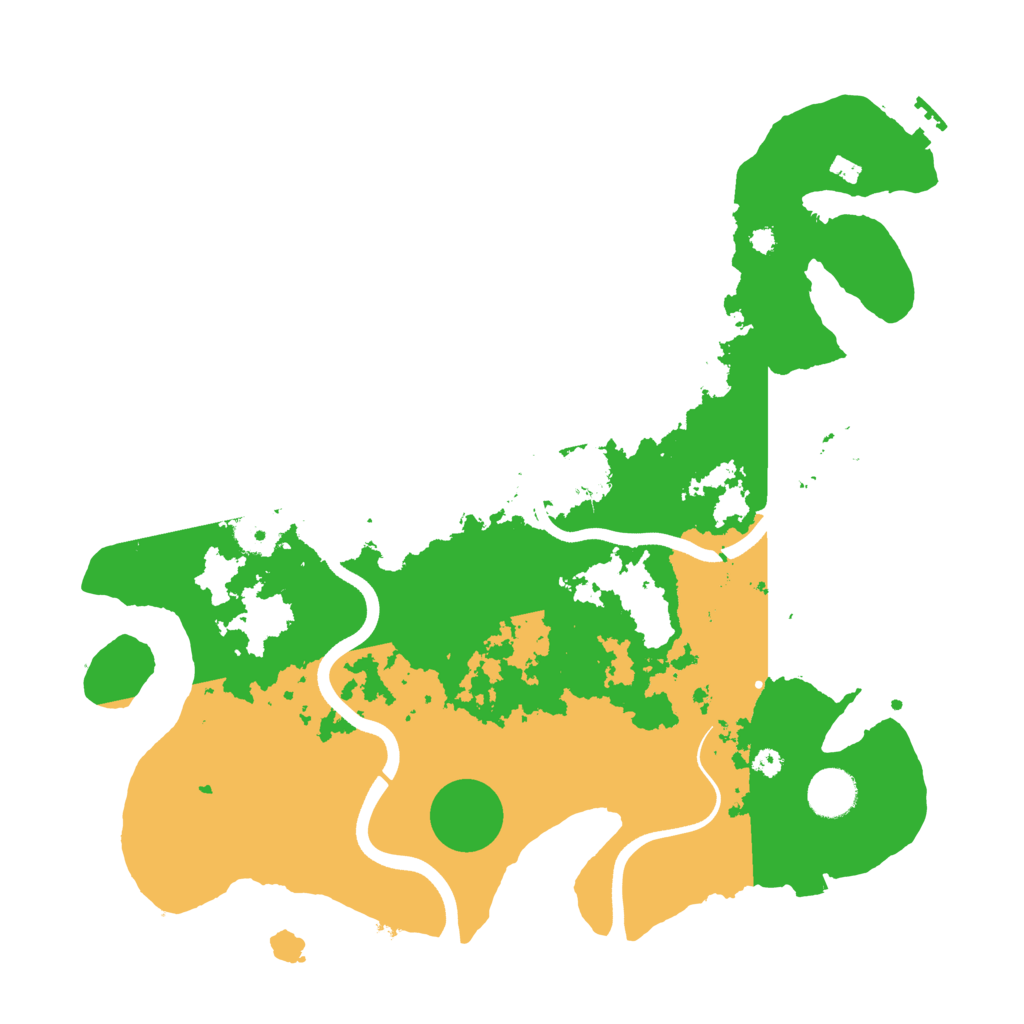 Biome Rust Map: Procedural Map, Size: 3700, Seed: 1943969578