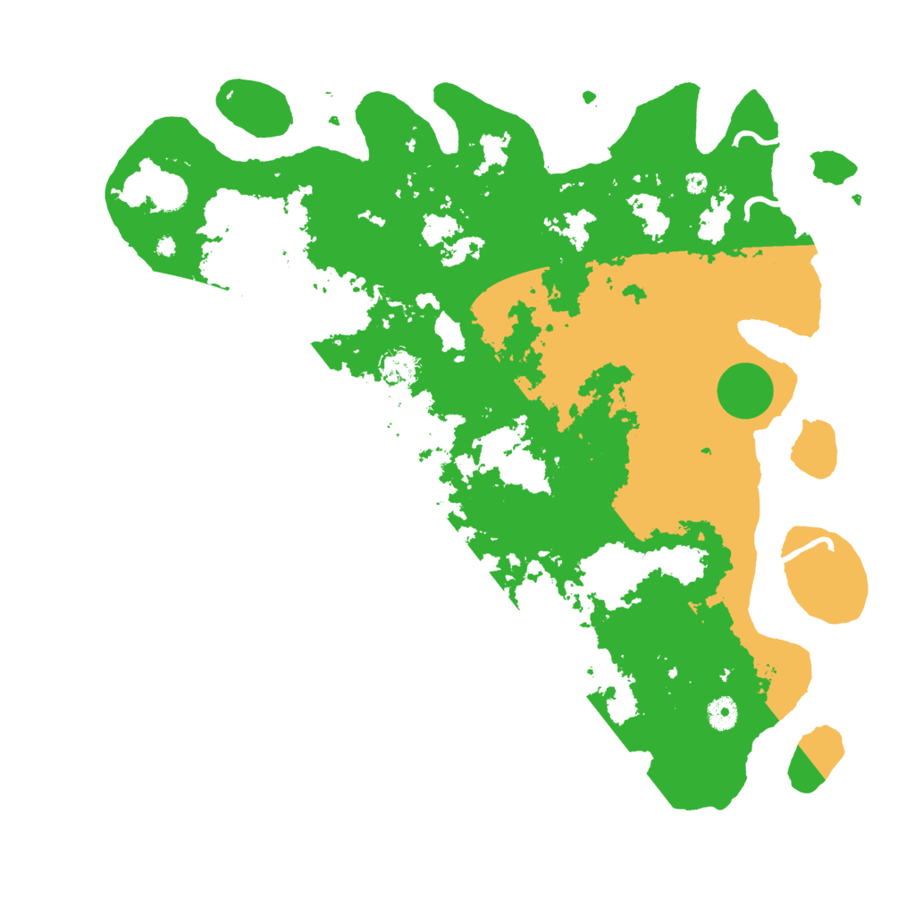 Biome Rust Map: Procedural Map, Size: 4300, Seed: 793658102