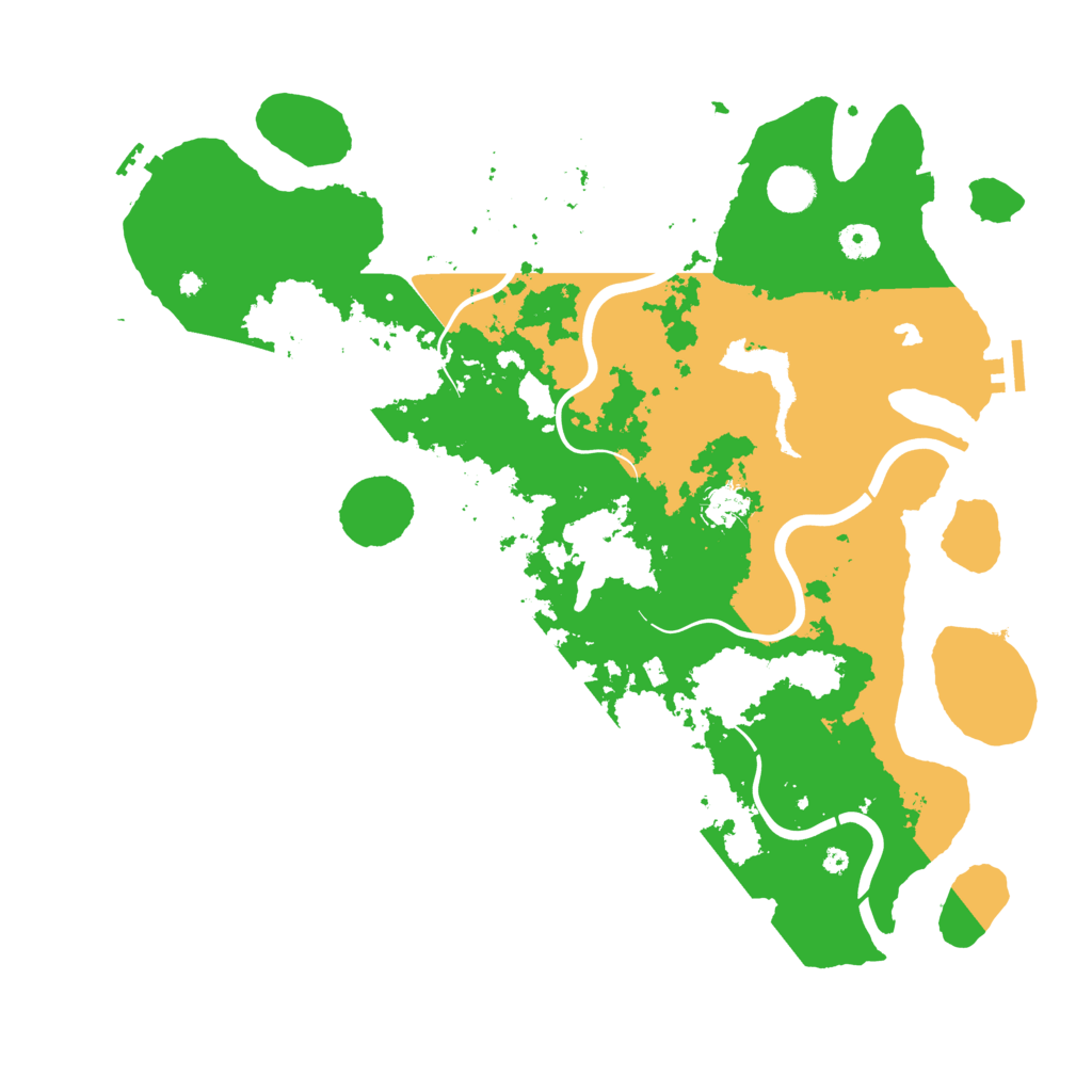Biome Rust Map: Procedural Map, Size: 4300, Seed: 793658102