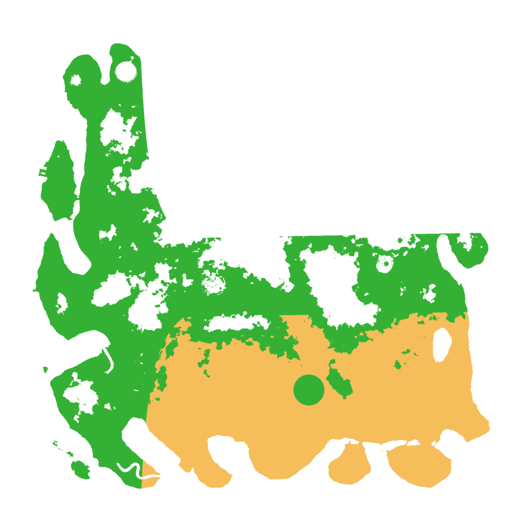 Biome Rust Map: Procedural Map, Size: 4500, Seed: 42947095