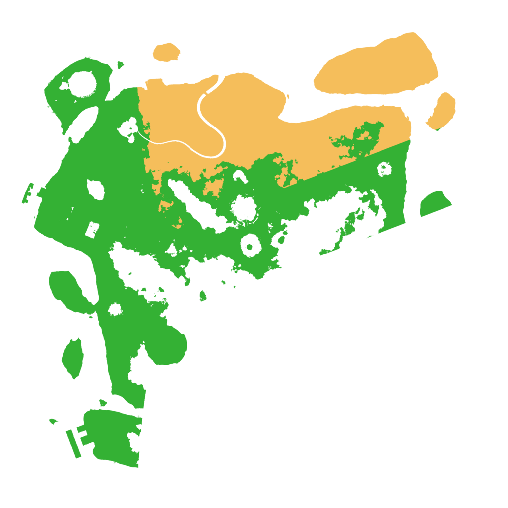 Biome Rust Map: Procedural Map, Size: 3500, Seed: 355595868