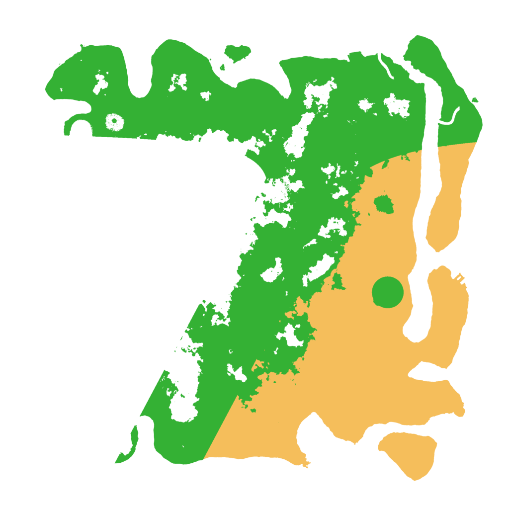 Biome Rust Map: Procedural Map, Size: 4250, Seed: 736897962