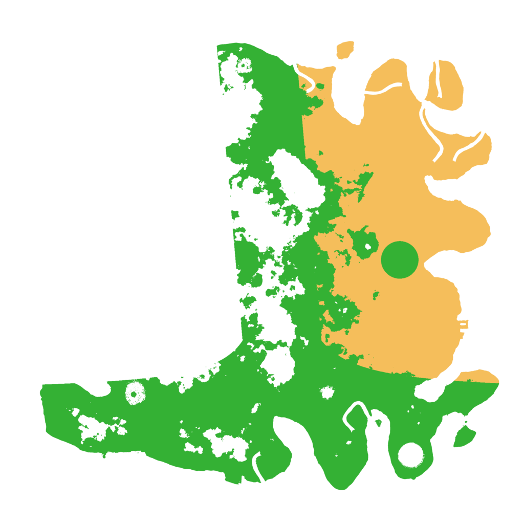 Biome Rust Map: Procedural Map, Size: 3700, Seed: 342951743