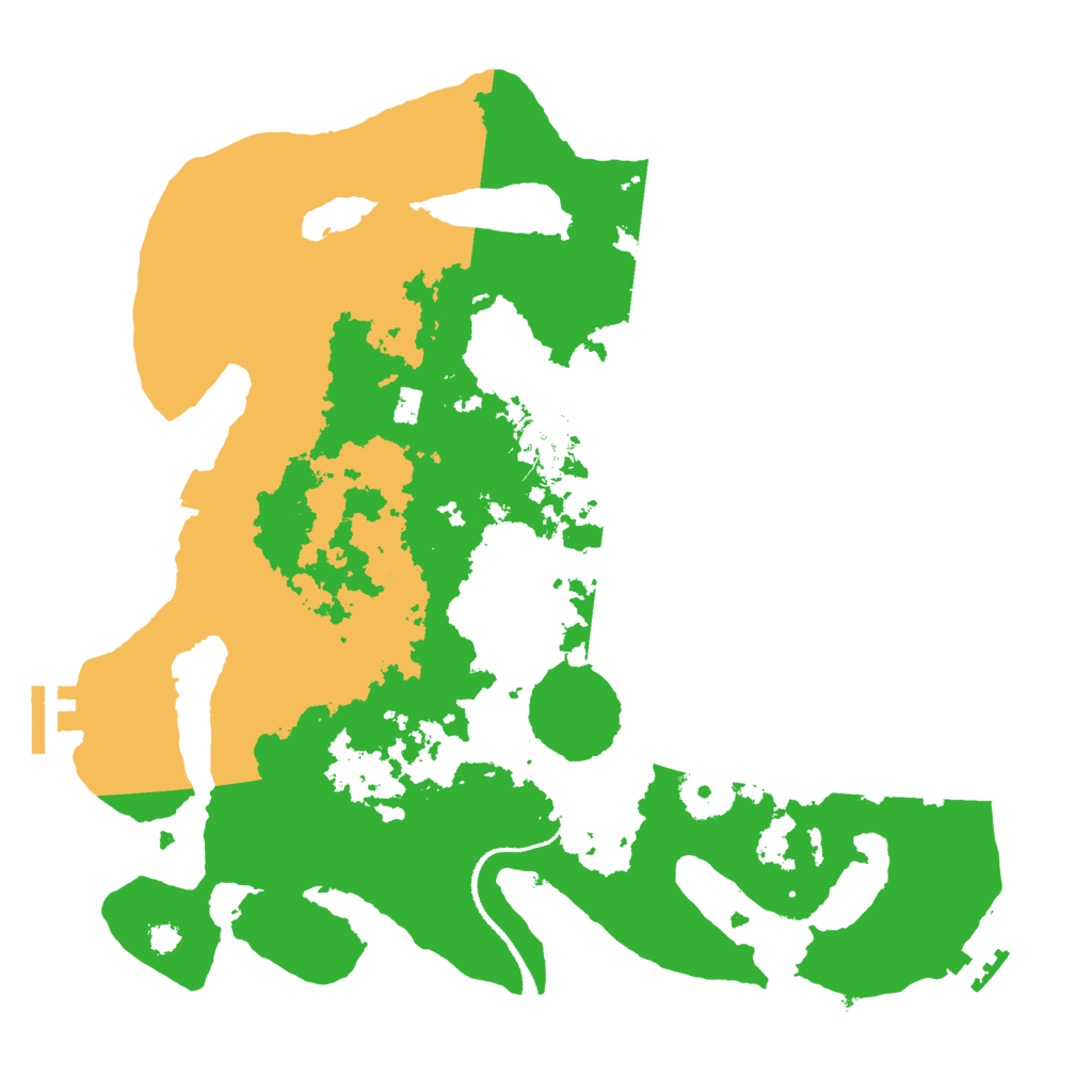 Biome Rust Map: Procedural Map, Size: 3250, Seed: 564530349