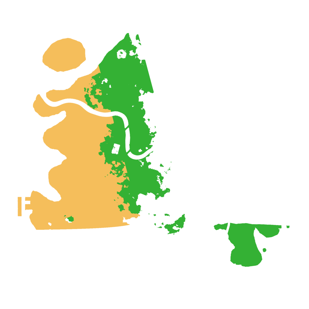 Biome Rust Map: Procedural Map, Size: 3250, Seed: 1075891289