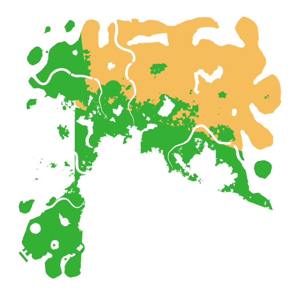 Biome Rust Map: Procedural Map, Size: 5000, Seed: 1629684032