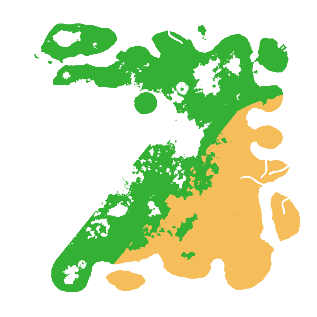 Biome Rust Map: Procedural Map, Size: 3900, Seed: 415666