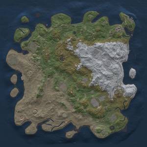 Thumbnail Rust Map: Procedural Map, Size: 4500, Seed: 648253, 19 Monuments