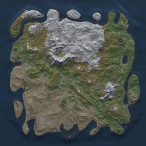 Thumbnail Rust Map: Procedural Map, Size: 5000, Seed: 1507714960, 19 Monuments