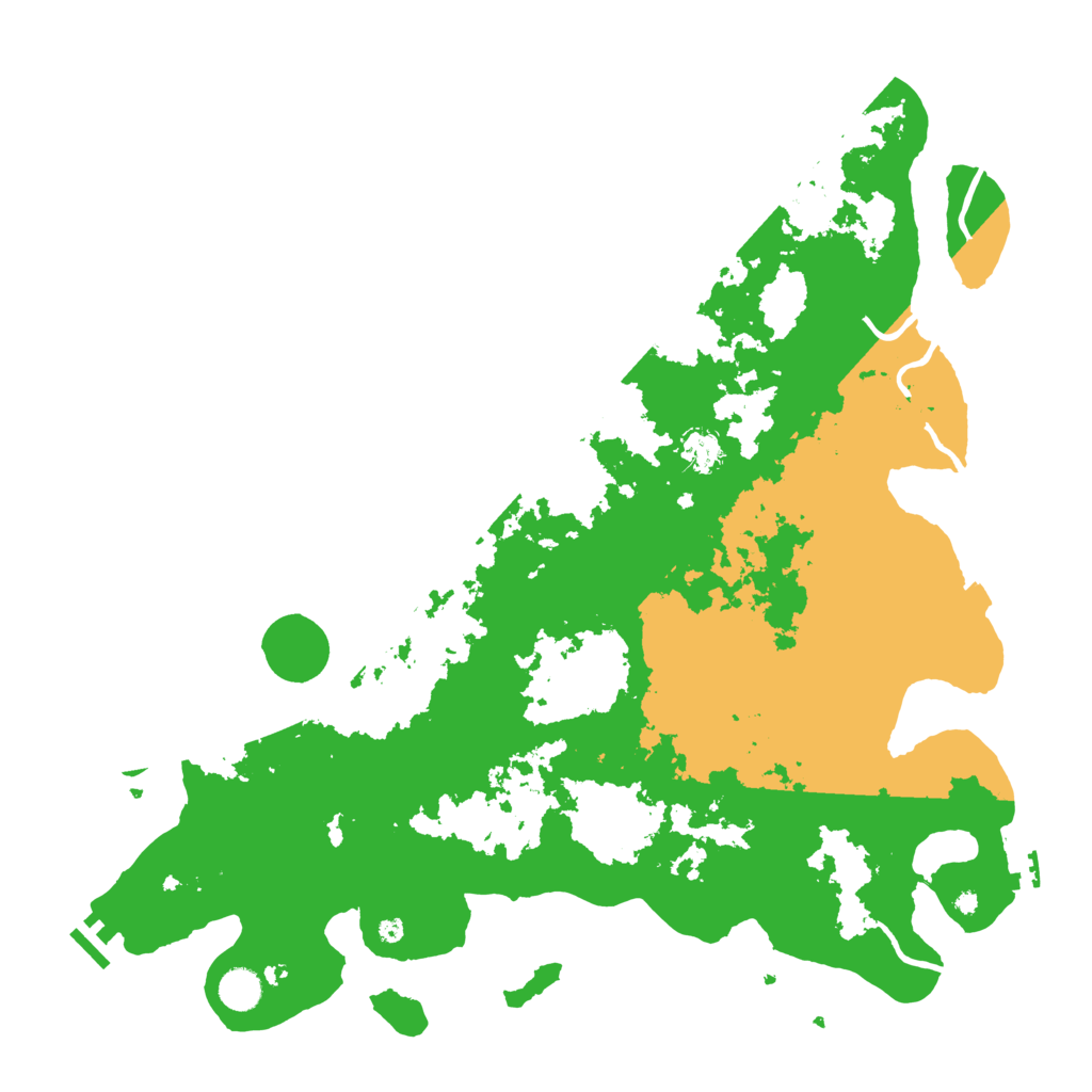 Biome Rust Map: Procedural Map, Size: 4500, Seed: 52334